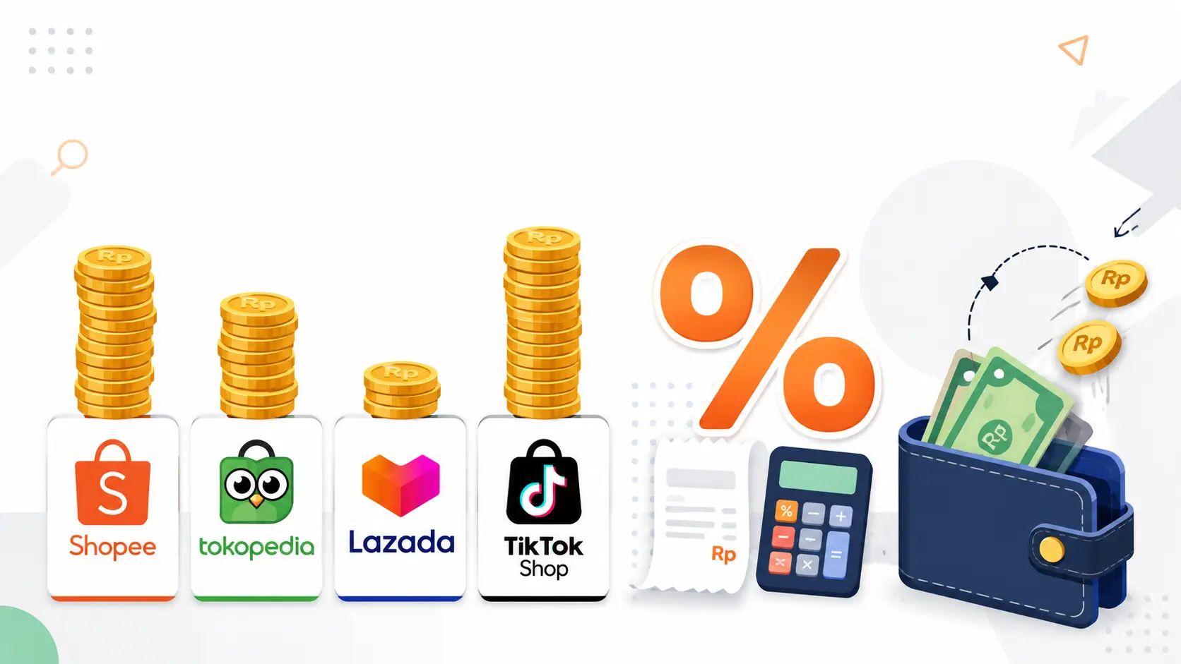 Shopee vs Tokopedia vs Lazada vs TikTok Shop: Mana yang Paling "Mahal" Potongannya di 2026?